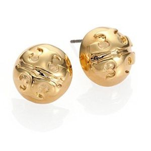 Tory Burch Domed Stud Earrings